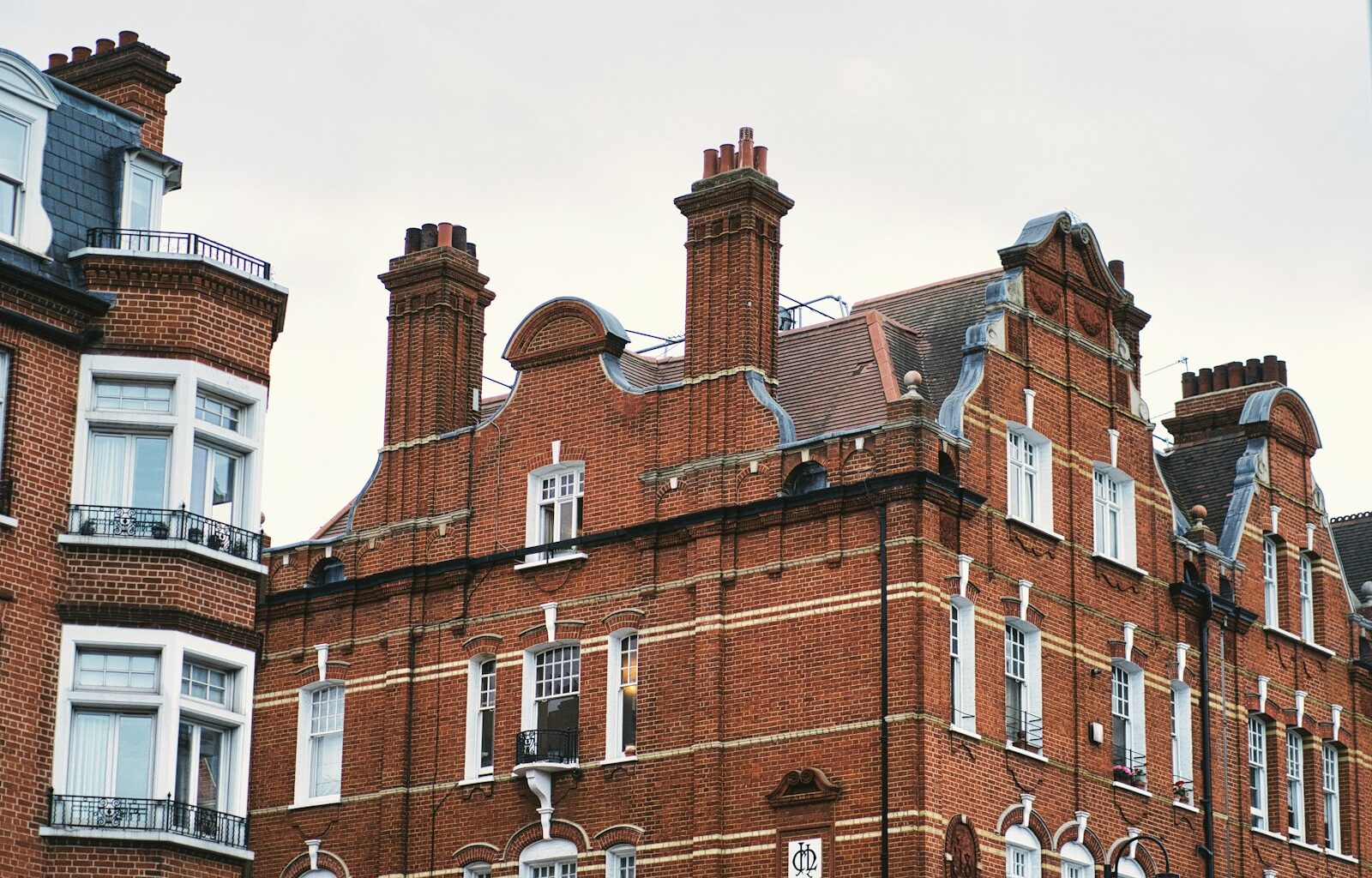 a large brick building with lots of windows