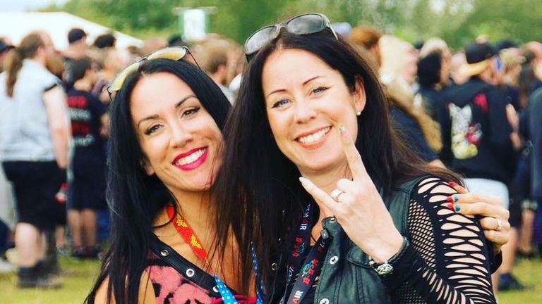 Rachael Greenfield (r) and her sister Vicky Hungerford are directors of the family affair that is Bloodstock festival. Pic: Bloodstock